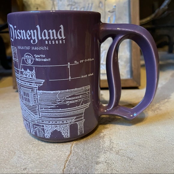 NWT  Disney Parks Haunted Mansion Disneyland Resort Purple Coffee Mug - Picture 3 of 11